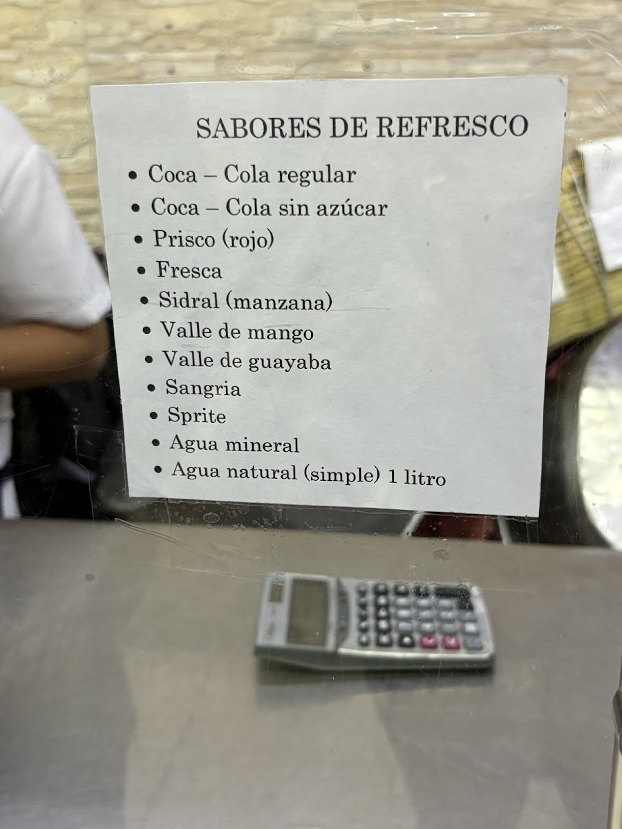 Los Especiales Menu - Image 1