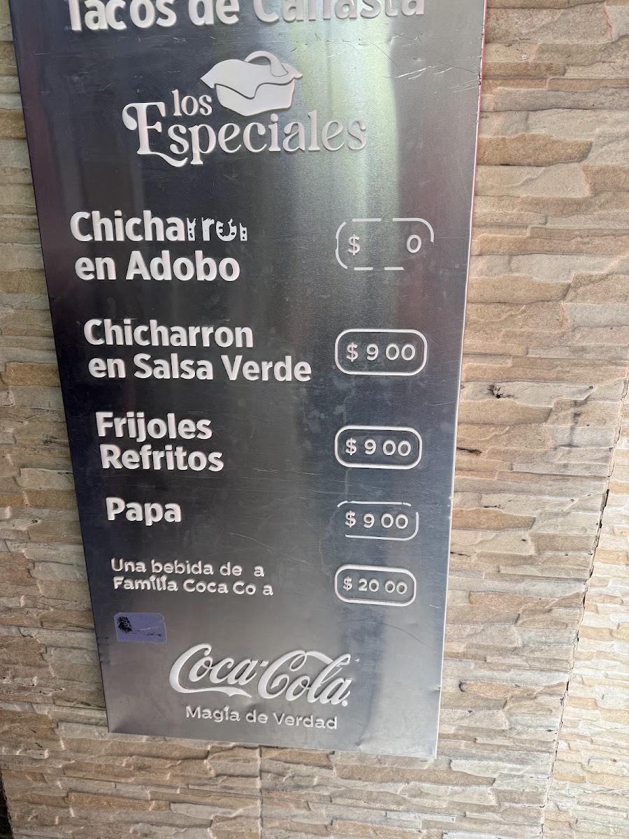 Los Especiales Menu - Image 3